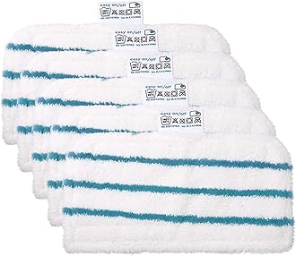 5 Pack Washable Microfiber Steam-Mop Cleaning Pads Compatible with All Black+Decker Steam Mops, SM1600, SM1610, SM1620, SM1630, SMH1621, HSMC1300FX, HSMC1321, HSMC1361SG
