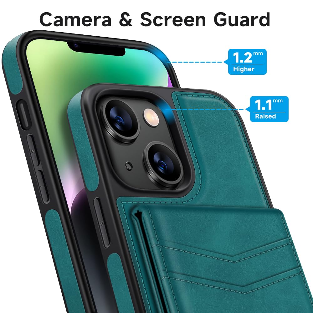 Accezz Custodia iPhone 16 Pro MagSafe 2 in 1 Pelle Nightfall Blue