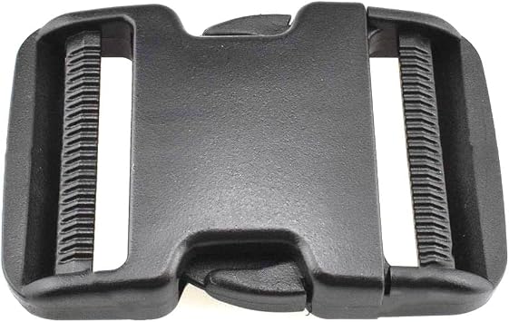 SGH Pro Extra Thick Hard Plastic Materials Military Grade Dual Adjustable Quick Side Release Buckles 2 Inch Wide 4 Pack Clips Snaps No Sewing Replacement for Nylon Strap Webbing Boat Cover Backpack