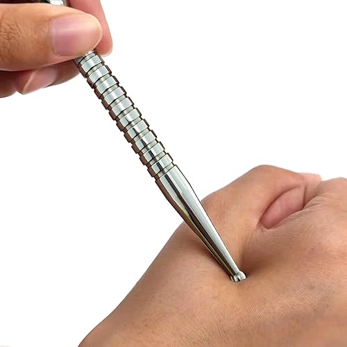 Miniatura 9 de Bolígrafo de acupuntura, punta de sonda de punta de punta de punta de sonda de acero inoxidable para reflexología facial, herramienta de masaje de