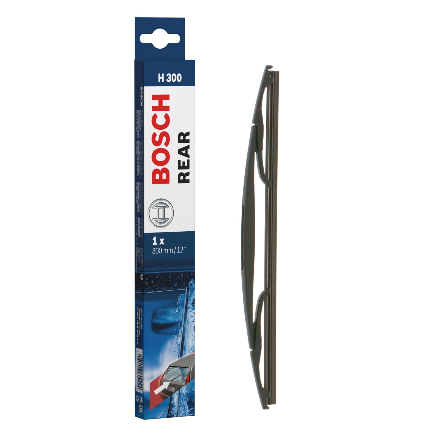 Citroen C1 Rear Wiper Blade 2005 to 2014 Windscreen BOSCH H300