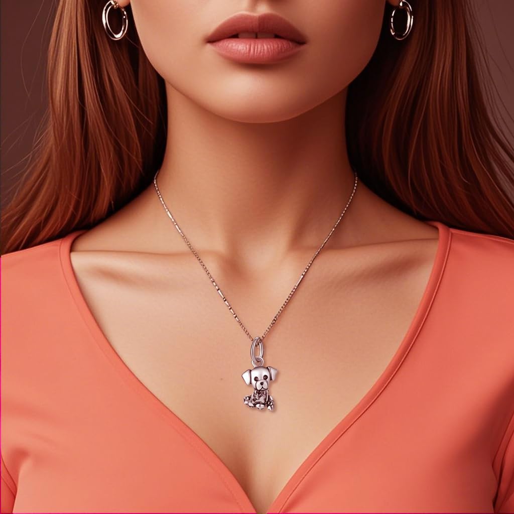 10 Pack Silver Bead Charms for Bracelets and Necklaces Chain Jewellery Charm for Woman - Image 3