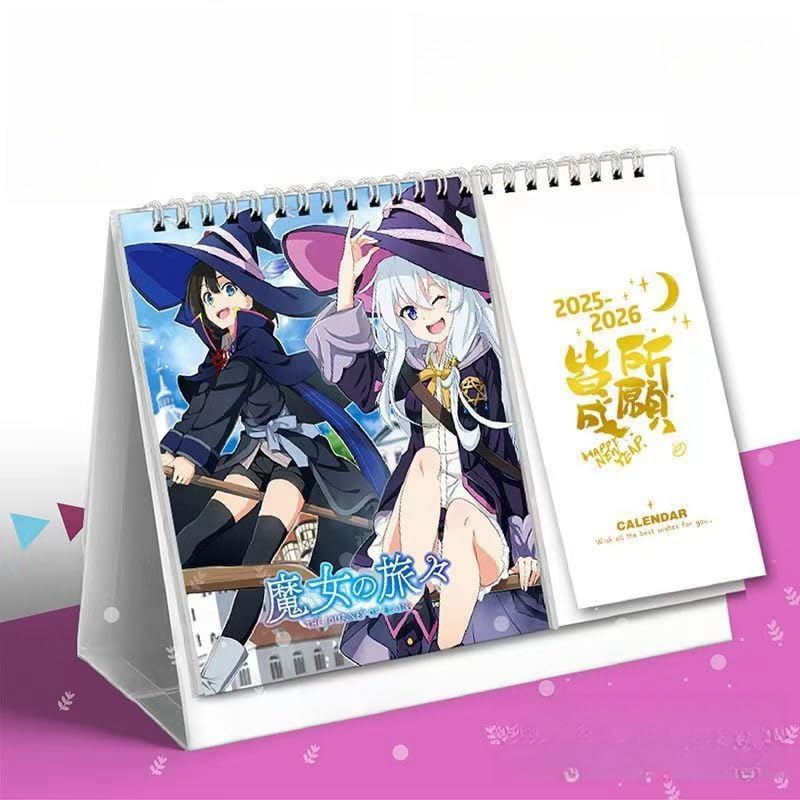 Amazon.co.jp: 魔女の旅々 卓上カレンダー 2025-2026年 カレンダー