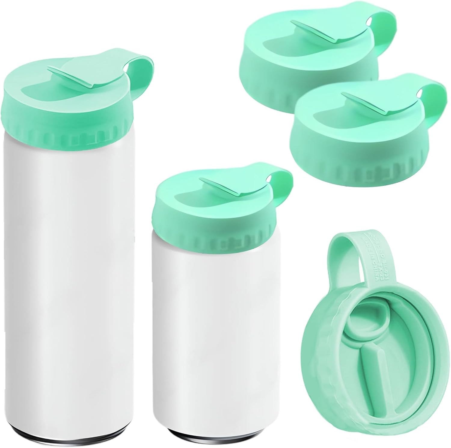 2 Pack Silicone Can Lids Soda Can Cover lids with Sealing