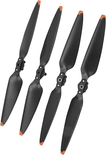 Miniatura 8 de DJI Drone Propellers Blades for Mavic Air 3 Accessories 8Pcs Orange Border Propellers Quick Release Low Power Consumption High Pneumatic Efficiency