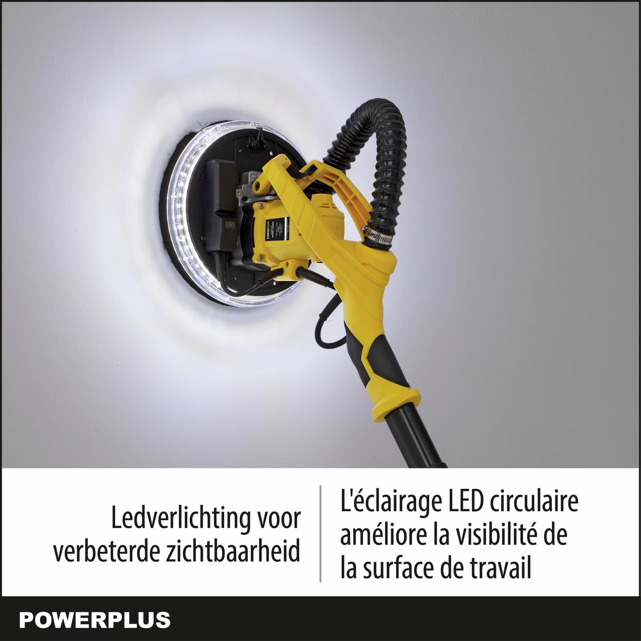 POWERPLUS POWX0479 - Lijadora para paneles de yeso 1050w 225mm