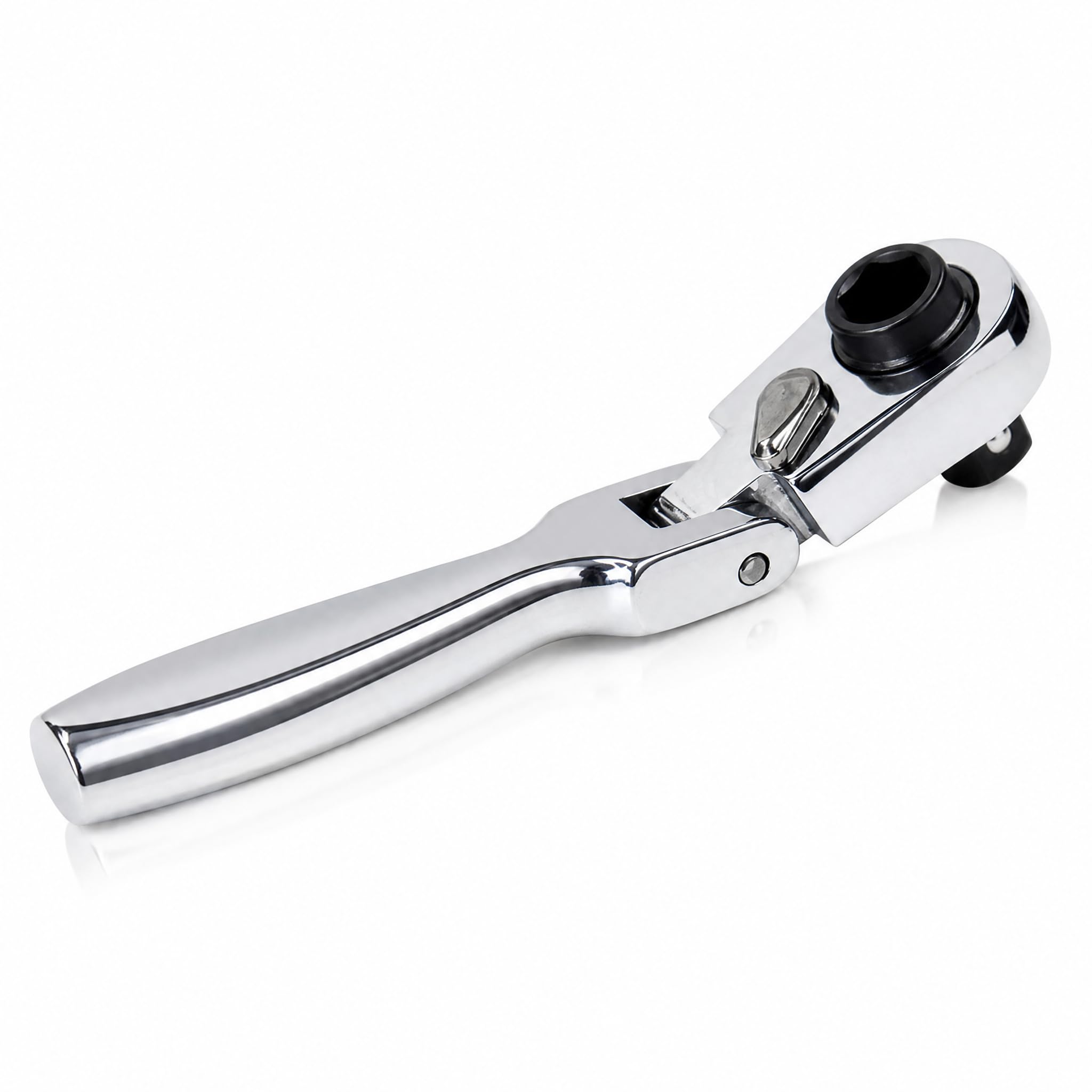 1/4 Drive Mini Ratchet Wrench, 2-in-1 Hex Bit Driver & Socket Wrench, 72-Tooth Reversible Flex Head Wrench, 180° Mini Ratcheting Spanner, Hand Repair Tool for Bicycle Motorcycle Auto Home Repair