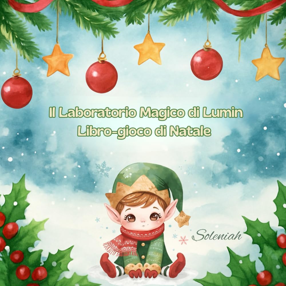 Il Laboratorio magico di Lumin: Libro-gioco di Natale (Colora con Soleniah)