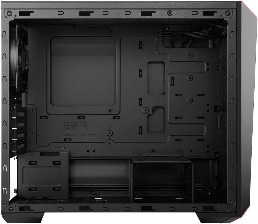 Bеѕt Cуbеr Mоndау 🔥 Cooler Master MasterBox Lite 3.1 Micro-ATX Tower with Front Dark Mirror Panel, 3 Customize Color Trims & Transparent Acrylic Side Panel (MCW-L3B3-KANN-01)