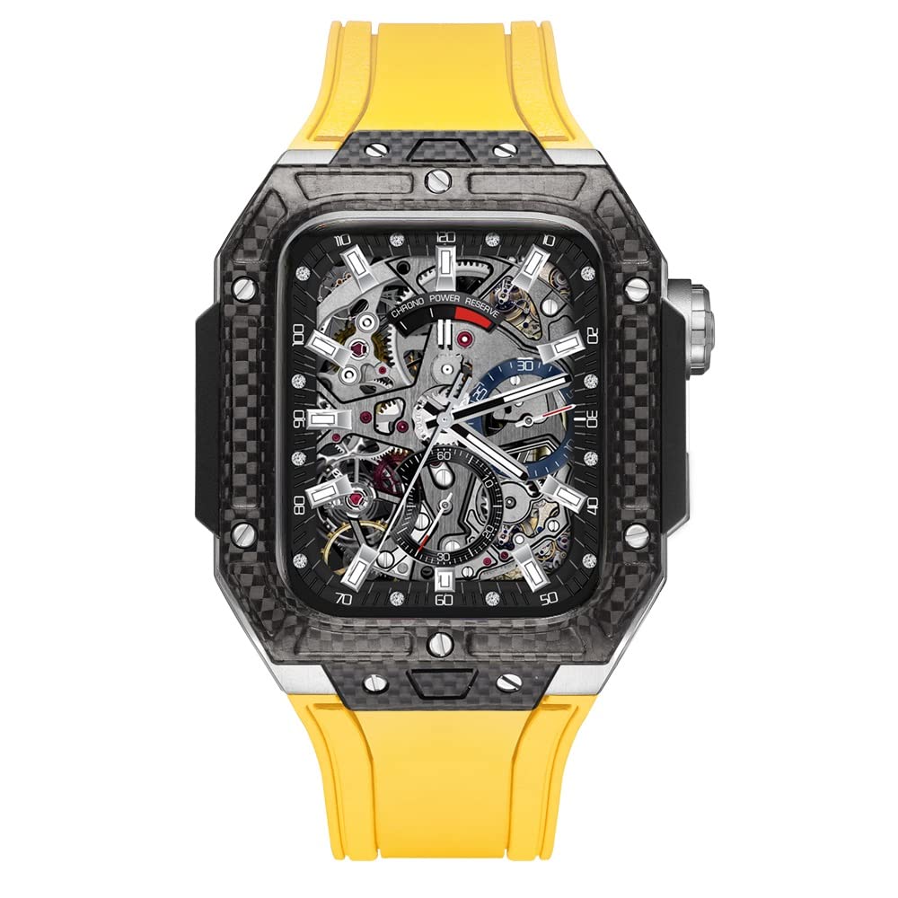 Kit modification Apple Watch fibre de carbone boîtier luxe - 8