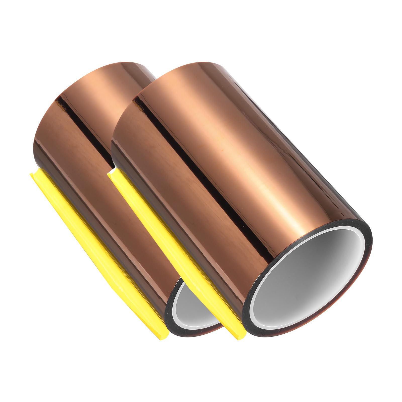 QUARKZMAN Cinta Térmica, 2 Rollos 150mmx33m 108ft Cinta de Alta Temperatura Cintas Resistentes Al Calor para Sublimación, Prensa Térmica, Transferencia de Calor
