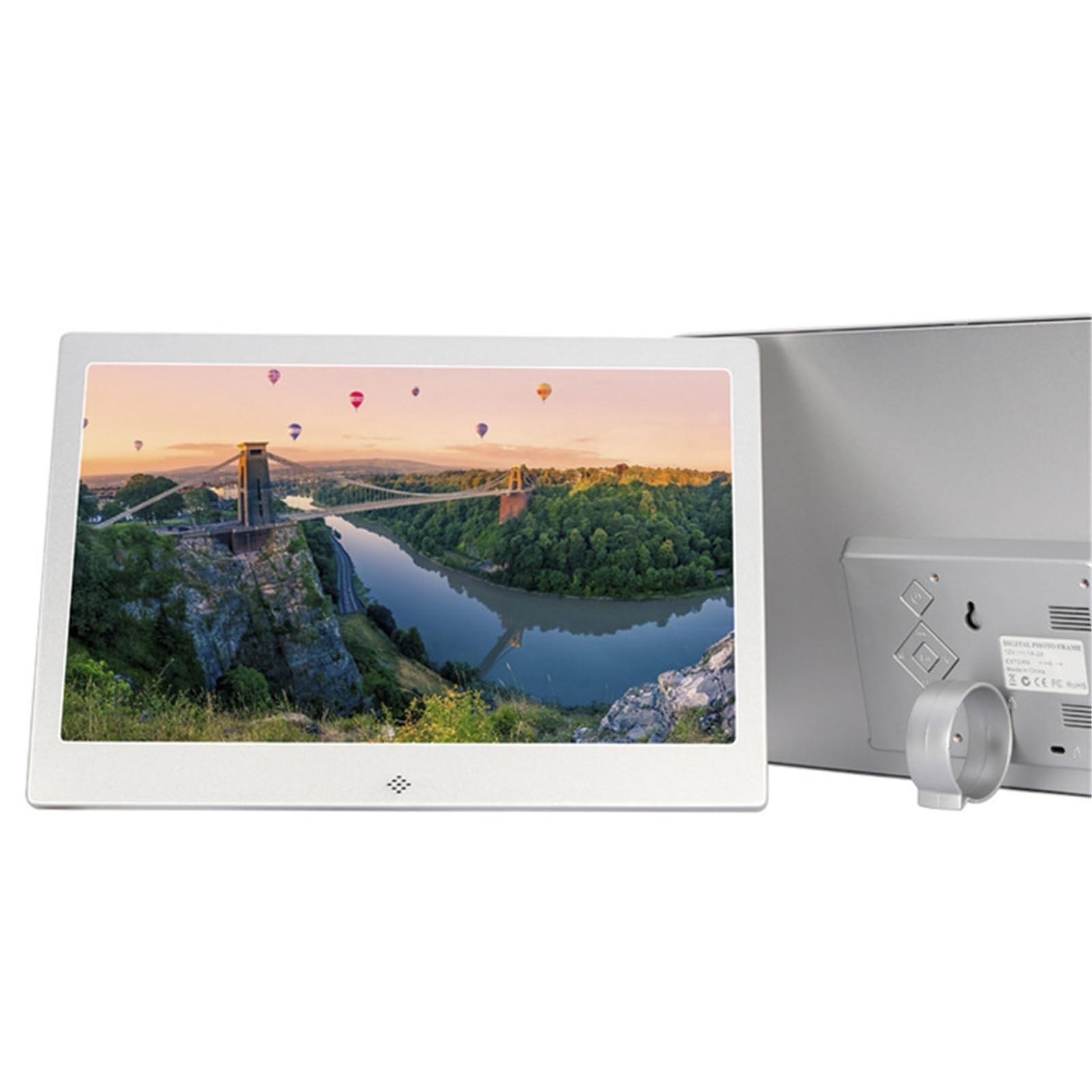 Ultracienka cyfrowa ramka multimedialna HD Elektroniczny album muzyczny Odtwarzacz filmów do promocji w sklepie Home Office(Rose gold,12inchs)