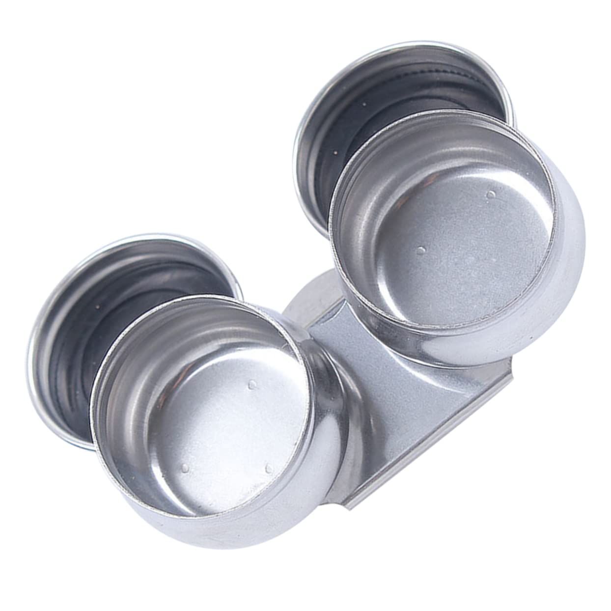 Ptura a olio in acciaio inossidabile doppia tavolozza tazza ptura a olio con coperchio tazze contenore per ptura a olio portatile per acquerello acrilico  21