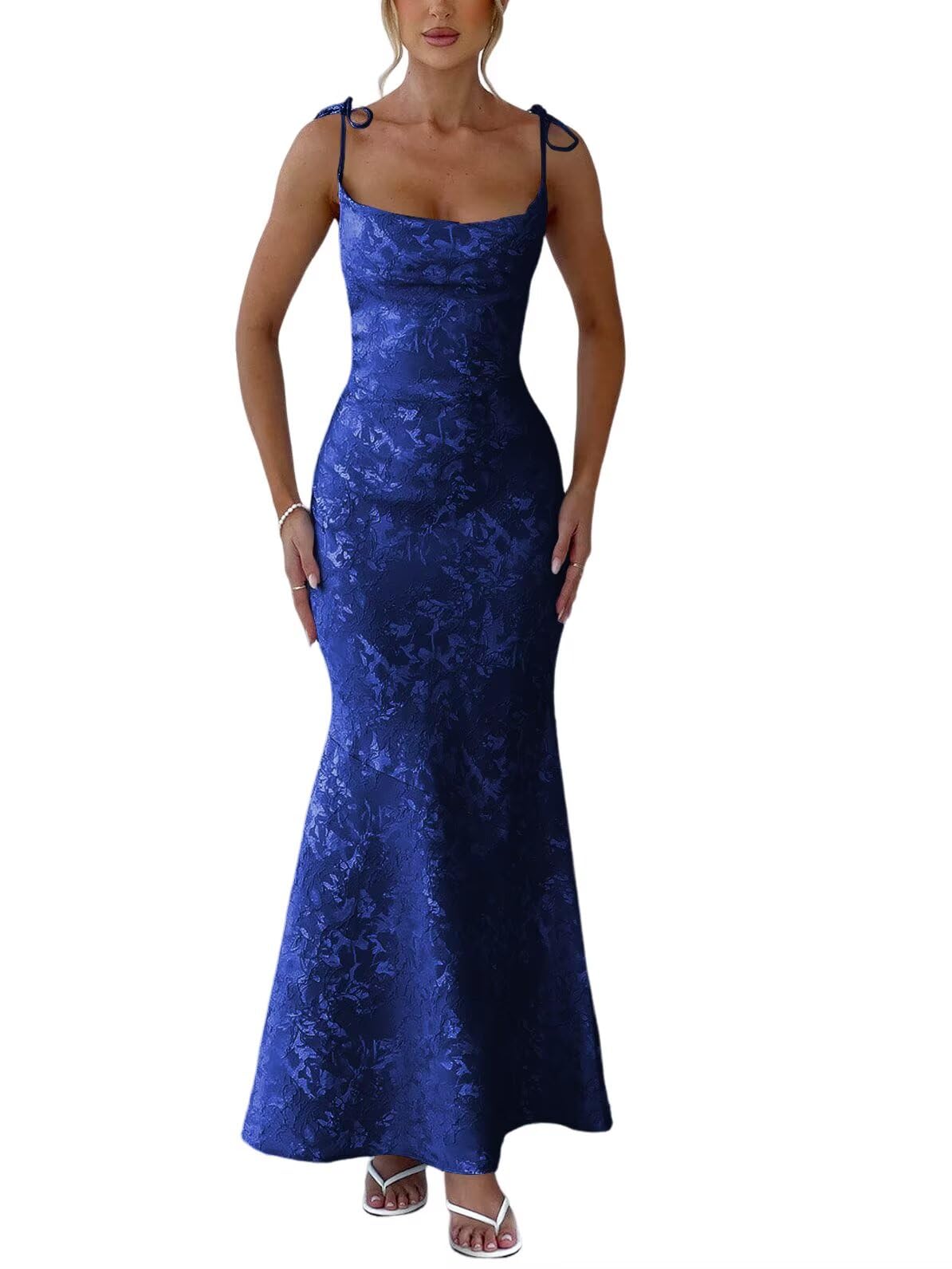 PUXIU Lace Satin Prom Dresses 2026 Mermaid Formal Dress Long Elegant Cocktail Dress PUS034