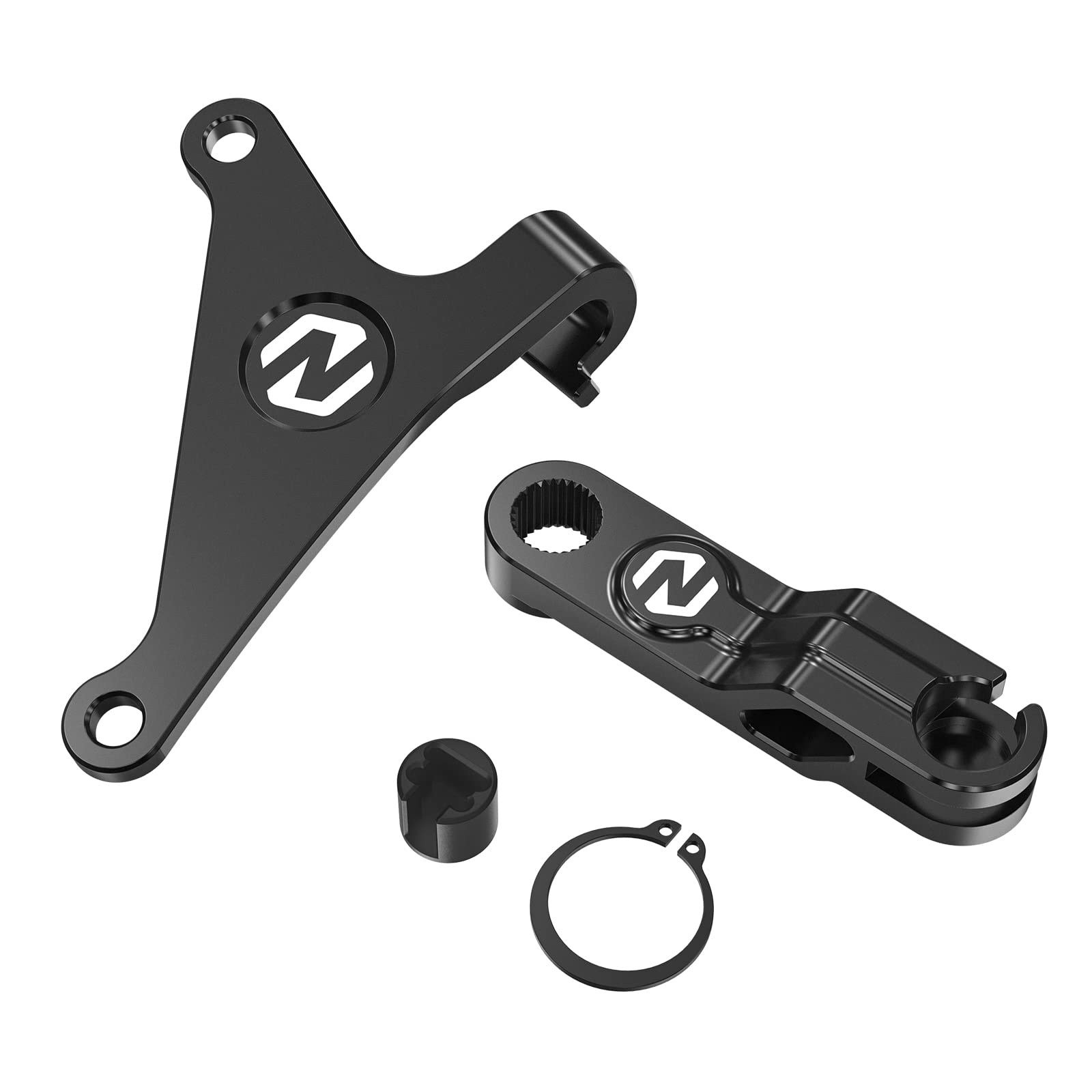NICECNC Leva frizione Compatible XSR700 2018-2023 MT-07 2018-2022 nero