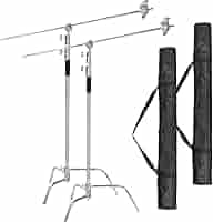 【中古】LAOFAS Cスタンド ステンレス製ライトスタンド Amaran Amazon | Cスタンド 耐荷重 折りたたみ式 撮影用 ヘビー