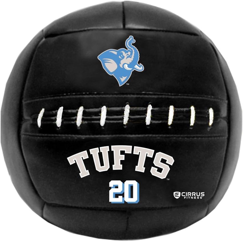 Simply Belle Fitness Medicine Ball, NCAA, Tufts University, 14 lb