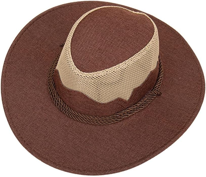 Spring and Autumn Drawstring Knitted Denim Hat Men's Outdoor Beach Sunscreen Jazz Hat Beach Hat