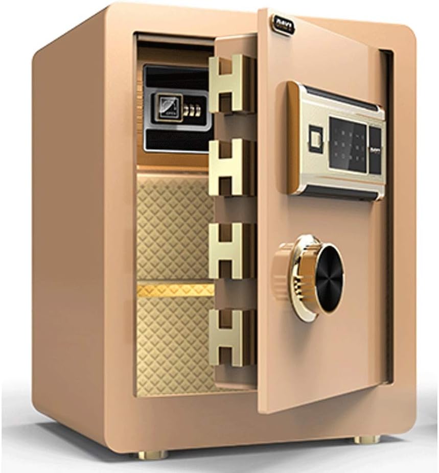 Electronic Luxury Digital Safe Deposit Box Keyboard Lock Home Office Hotel Business Jewelry Cash Use Storage Money