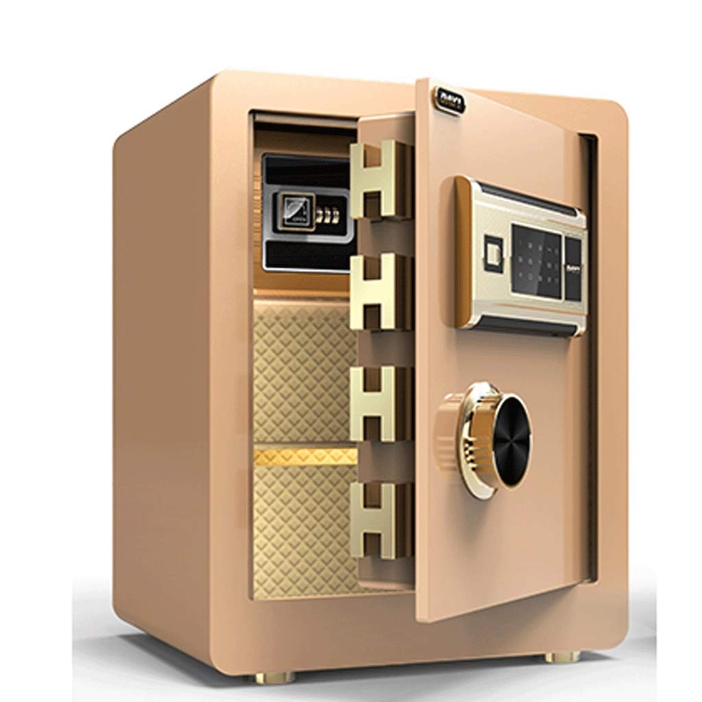 Electronic Luxury Digital Safe Deposit Box Keyboard Lock Home Office Hotel Business Jewelry Cash Use Storage Money (Color : A) (B)