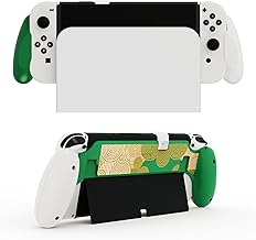 JOYTORN Switch Dockable Grip Compatible with Nintendo Switch/Switch OLED,Switch OLED Comfortable & Ergonomic Handheld Grip,Joy-Cons Grip Accessories(TOTK Zelda Grip)