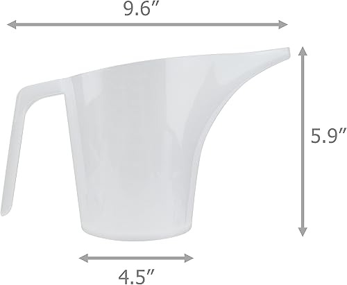 Miniatura 3 de EIKS Taza medidora de embudo de plástico con boquilla larga para rellenar moldes para magdalenas, moldes para hornear, saleros, masa para