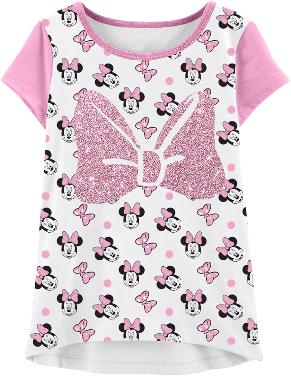 Miniatura 4 de Disney Minnie Mouse - Camiseta de 3 camisas, color para niños y niñas pequeñas