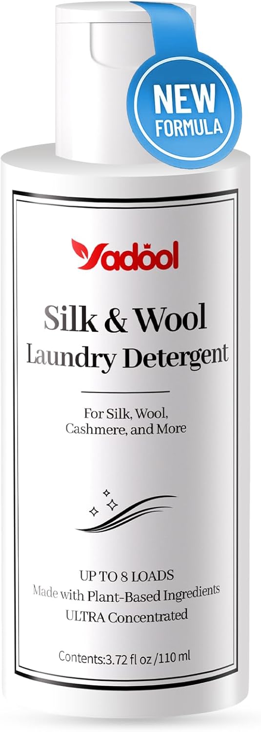 Wool & Cashmere Laundry Detergent, Double Concentrated Neutral PH Shampoo, Compatible With Silk, Wool, Cashmere Delicate Wash, Soft & Comfortable - 16.91 Fl Oz