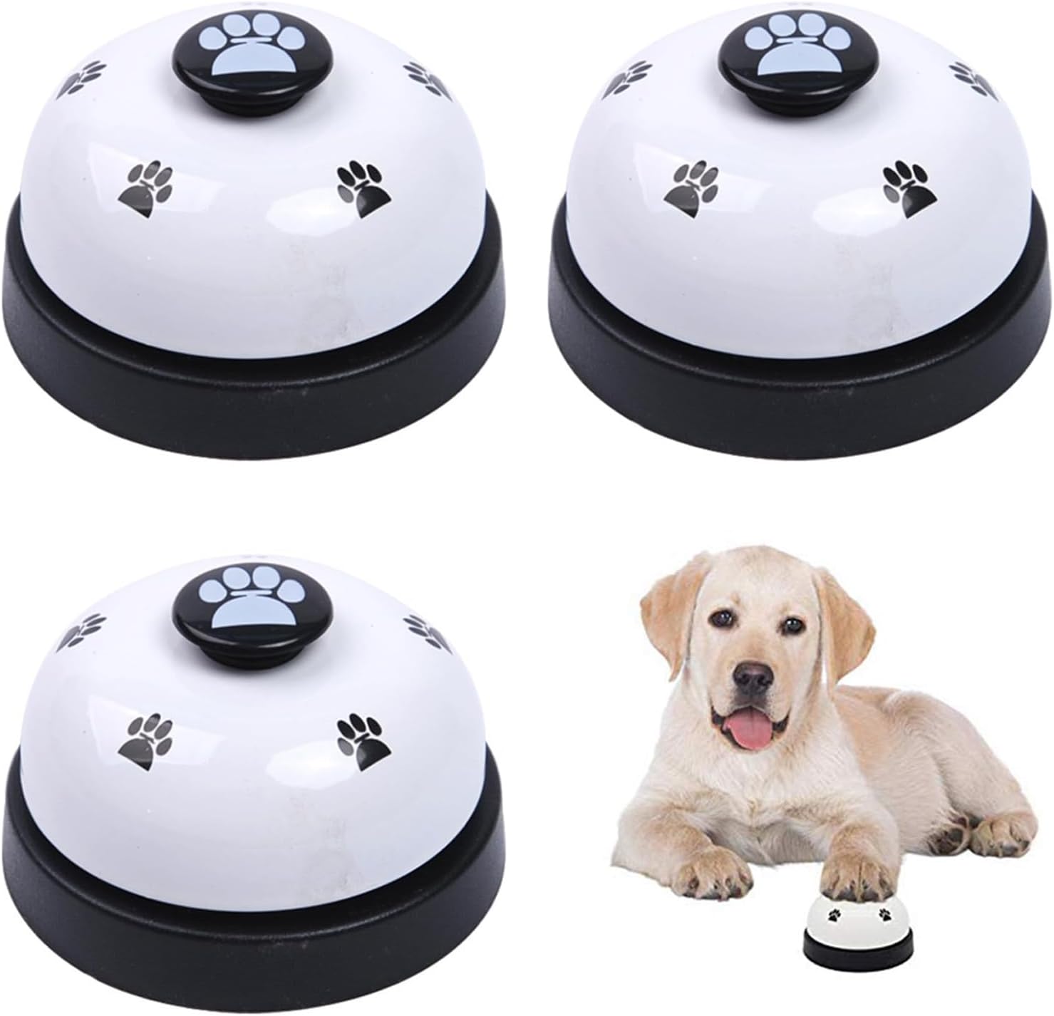 NVTEGR 3 Pcs Dog Bells Toilet Training, Dog bell, Dog Buttons Dog ...