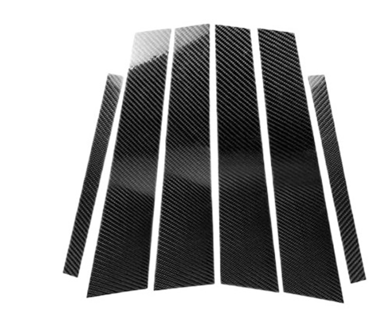 Mashrgx Carbon Fiber Car Window B-Pillar Trim Sticker For 3 Series G20 2020 2021 Door Pillars Wrap Film Car Accessories Automotive Window Door Seals(Carbon Fiber)