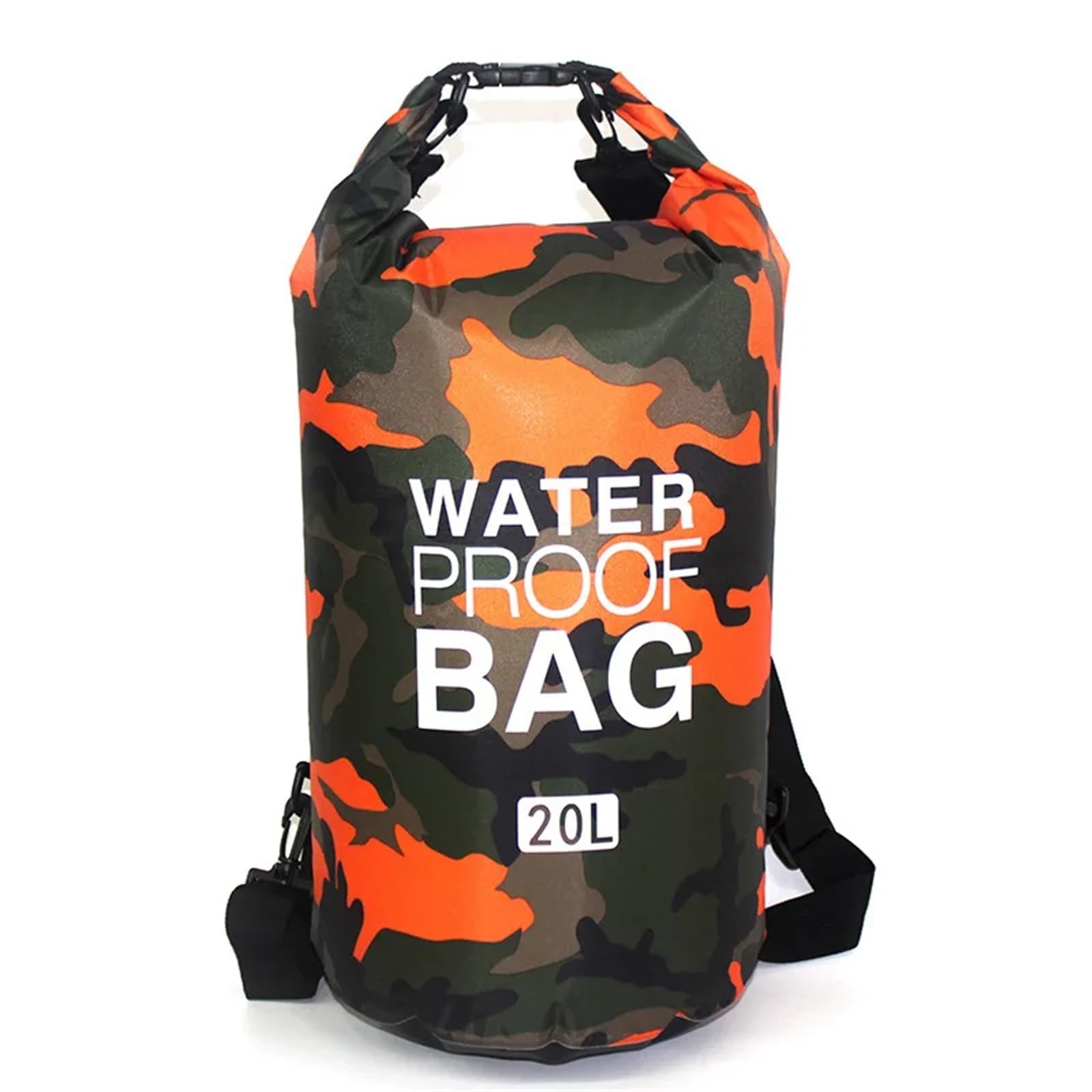 Borsa Nuoto Borsa impermeabile asciutta per esterni Borsa asciutta Sacco impermeabile galleggiante Borse per attrezzi asciutti per nautica Pesca Rafting Nuoto(Clear)