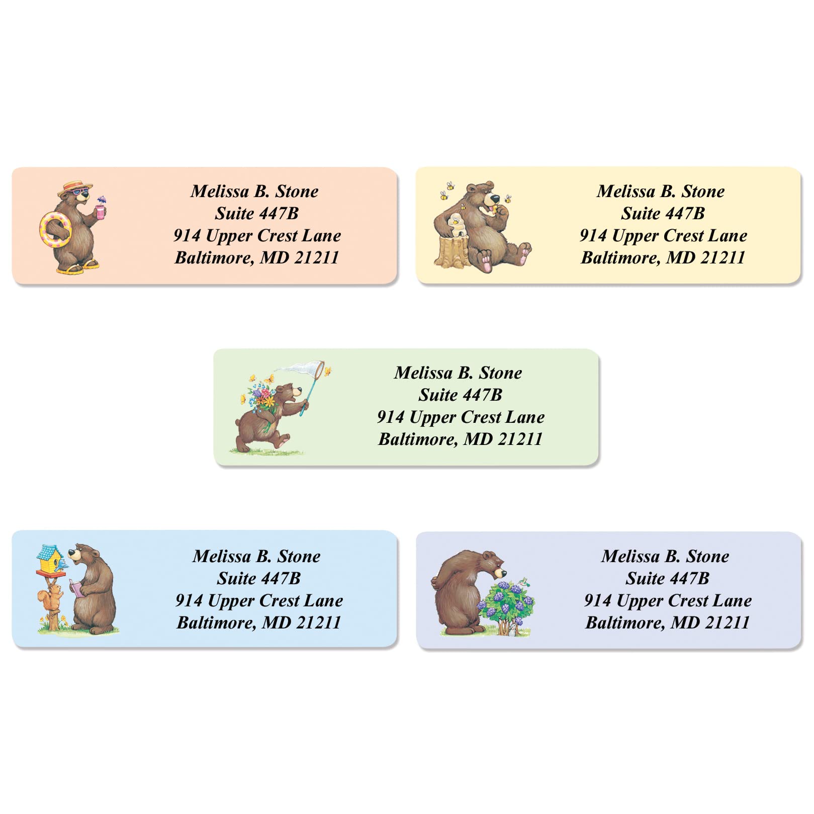 Mailing Labels Dogs Address Stamp Alternative Modern Dogs Rolled Address Labels - 250 ...