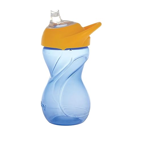 Miniatura 8 de Nuby No-Spill Clik-It - Vaso para sorber con boquilla suave de fácil agarre, paquete de 2, 10 onzas, vaso para bebés de 6 meses en adelante,