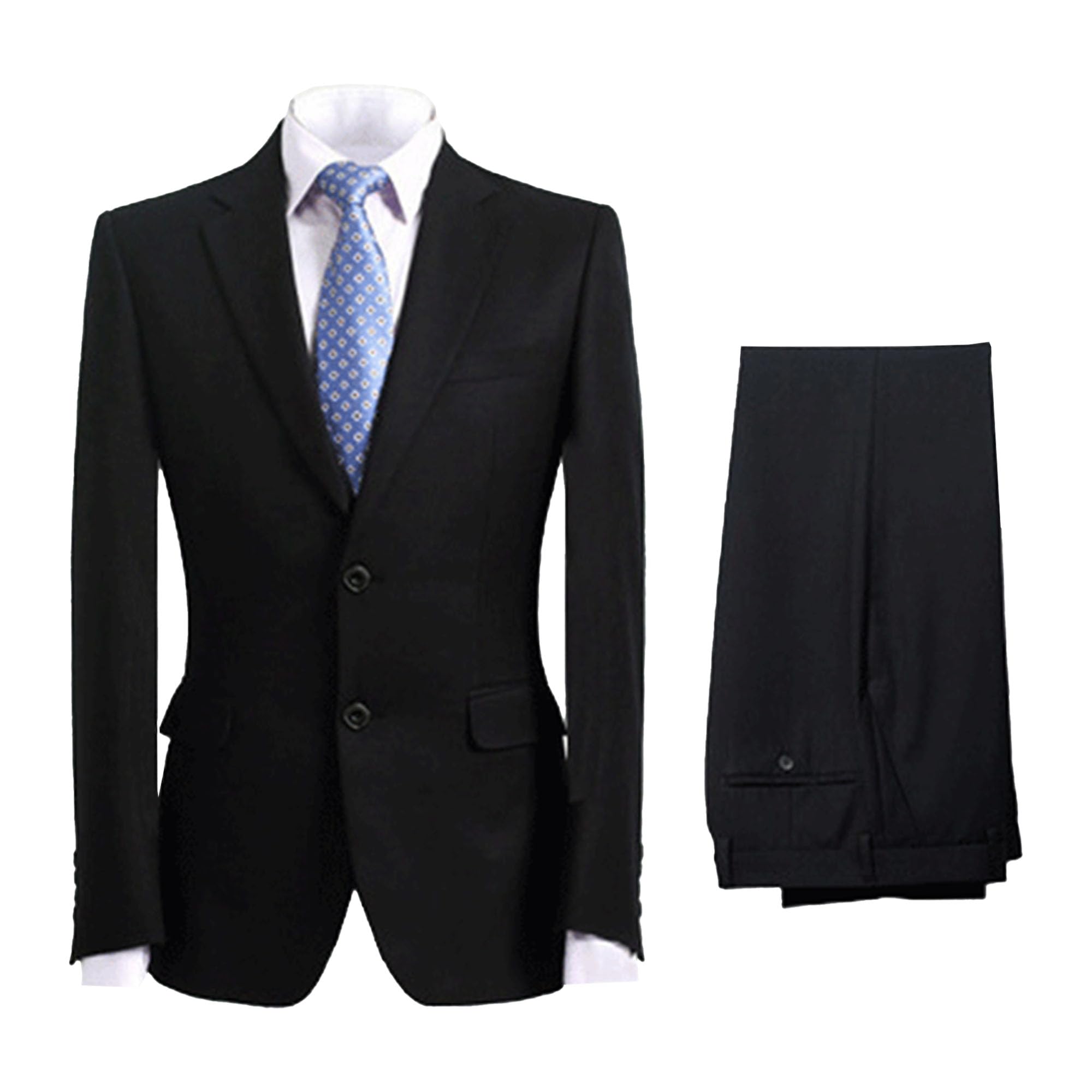 Coupe slim fit impeccable pour ce costume homme sans plis