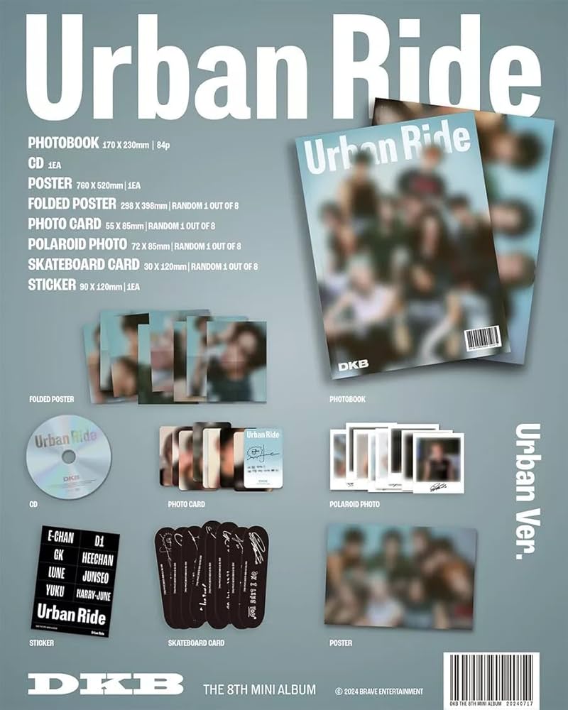 Amazon.co.jp: DKB URBAN RIDE 8thミニアルバム(URBAN + RIDE