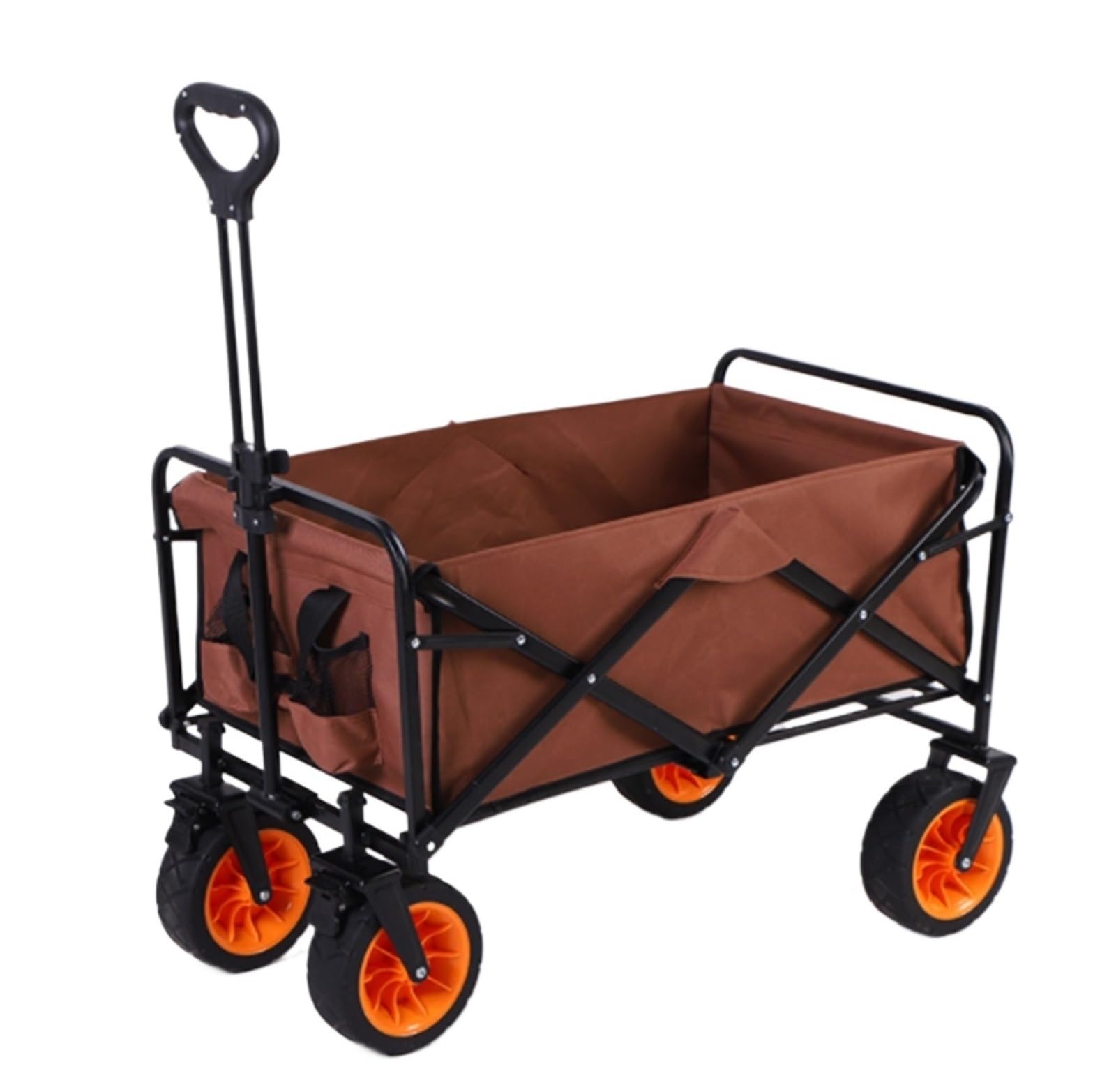 Chariot d'achat pliant pour soulager le dos lors des courses