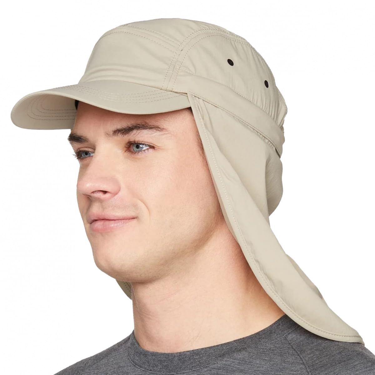 Tilley Casquette 5 Panel Ultralight Sun Shield Taupe