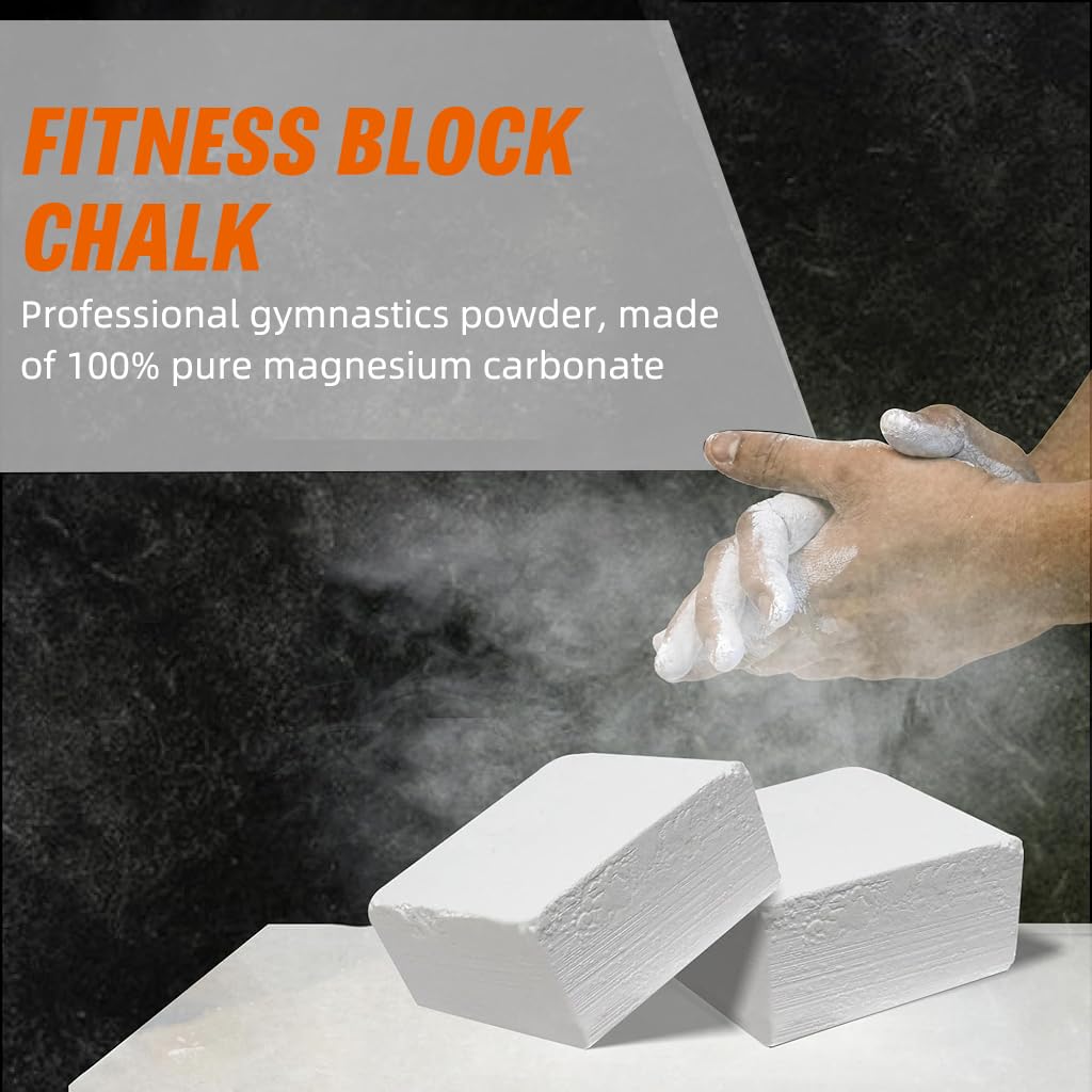 Proberos® Chalk Block Powder for Climbing & Gym, No Slip, Power Lifting, Crossfit, Pure Natural Chalk, No Moisture Chalk 1