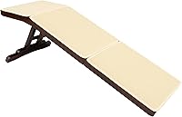 PetSafe CozyUp Sofa Ramp for Senior Pets - Adjustable Height Foldable Anti-Slip Wooden Couch Ramp, 100 lb Capacity, Espresso Finish