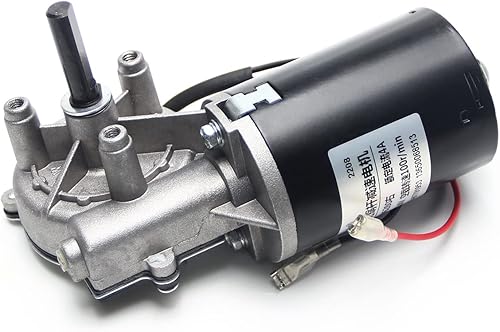 Miniatura 3 de Heyiarbeit Motor de reducción de engranajes micro de 100 RPM 24 V CC, motor de engranaje helicoidal eléctrico de alto par, motor de micro velocidad,