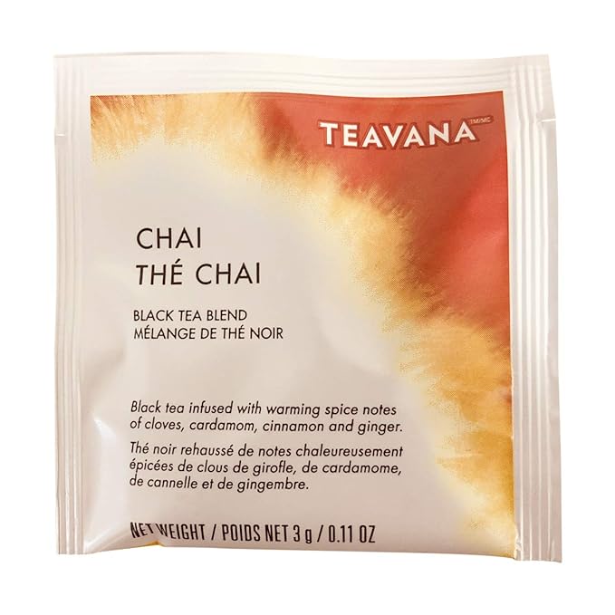 Starbucks Teavana Tea Sachets (The Chai, Pack of 24 Sachets)