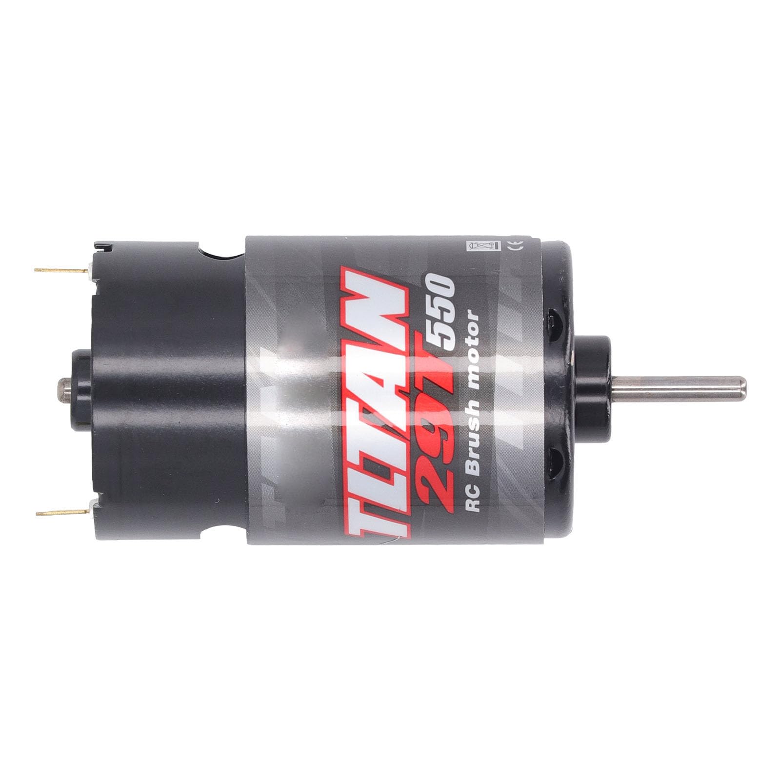 Drfeify Motor Eléctrico Cepillado 550 con Caja de Engranajes de Reducción 1/3 y Ventilador de Refrigeración para Conversión DIY de Coche, Camión, Barco a Control Remoto (29T)