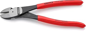 KNIPEX High Leverage Diagonal Cutter with Plastic Coating 200 mm, 74 21 200
