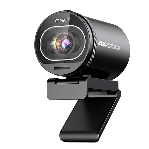 EMEET S600 4K Webcam for Streaming - Sony 1/2.5'' Sensor, PDAF Autofocus, 1080P@60FPS, 2 Noise Reduction Mics, Built-in Privacy Cover, 40Β°-73Β° FOV, Streaming Camera for Live Commerce/Gaming/Beauty - S600 4K Sony Sensor PDAF 60FPS