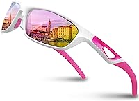 Vista 1 de RIVBOS Polarized Sports Sunglasses Driving Sun Glasses Shades for Men Women Tr90 Frame for Cycling Fishing Running RB831