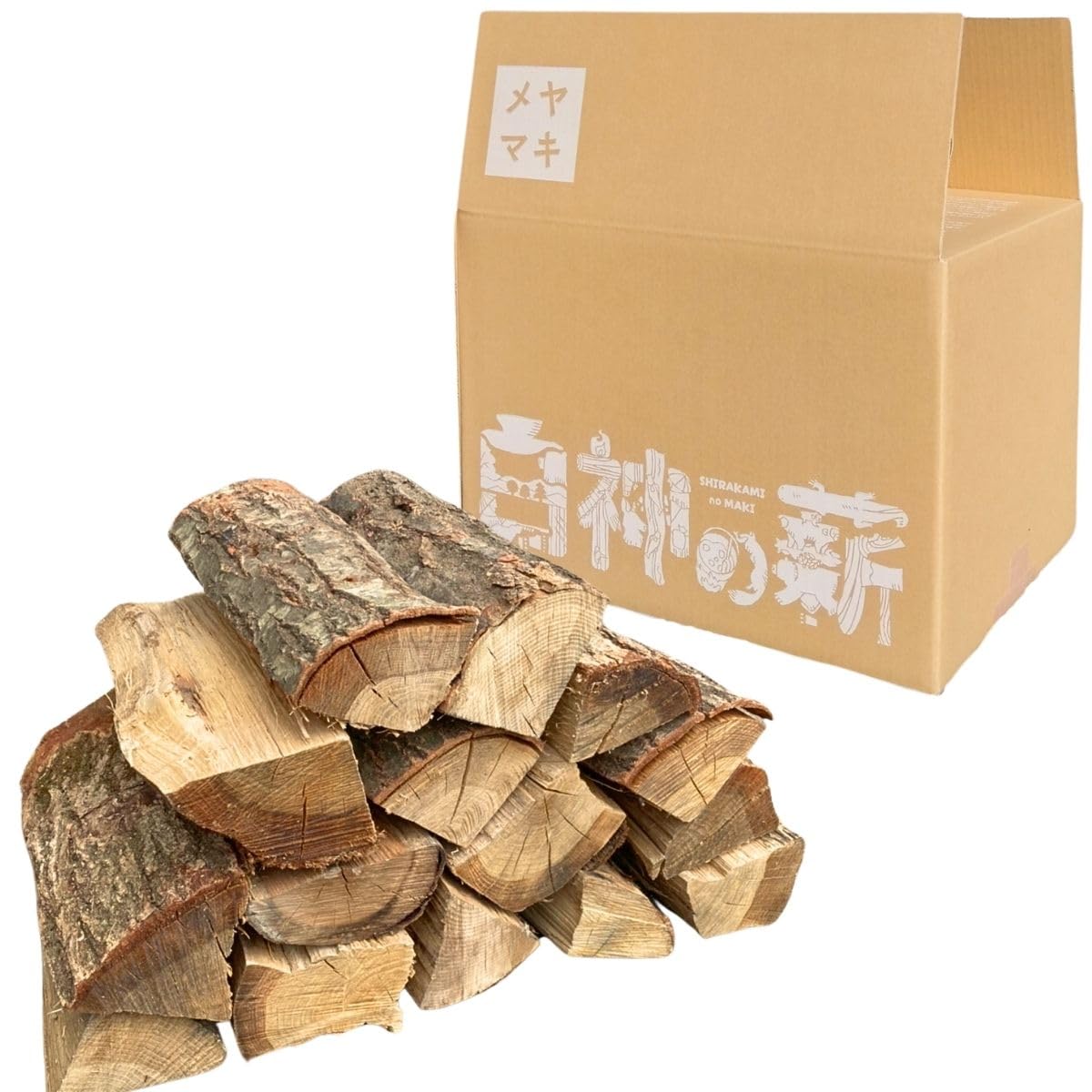 広葉樹　細薪　軽トラ山盛り 薪（千葉県長生郡産・広葉樹ミックス） | 軽トラ1台分（約80束） - 竹