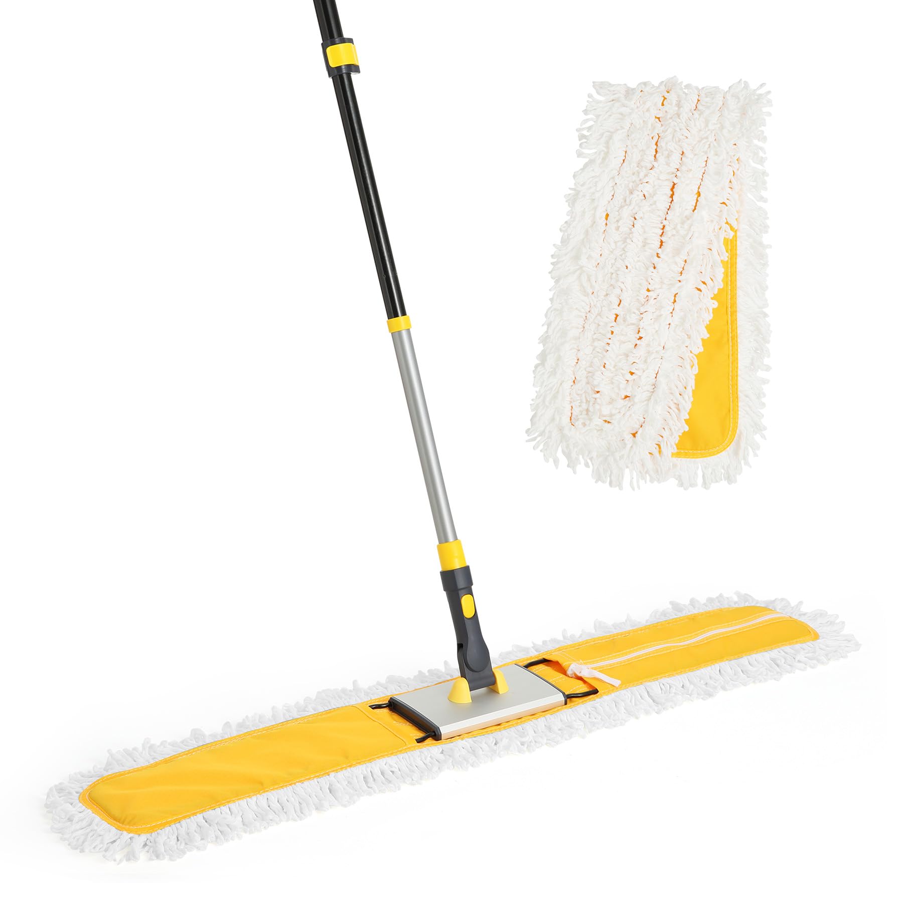 Amazon｜Cleanhome 業務用モップ 90cm幅 フロアモツプ 水拭き 乾拭き
