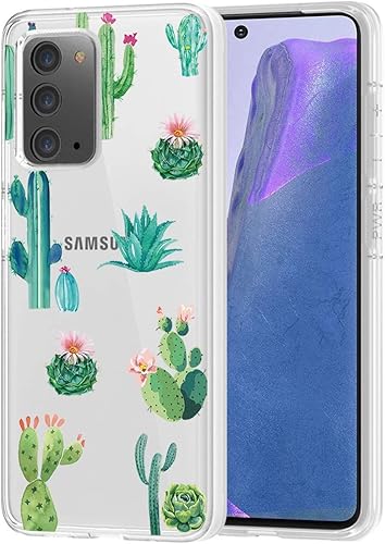 Funda de teléfono para Galaxy Note 20 5G, Samsung Note 20 para niñas y mujeres, TPU suave y transparente, a prueba de golpes, funda protectora