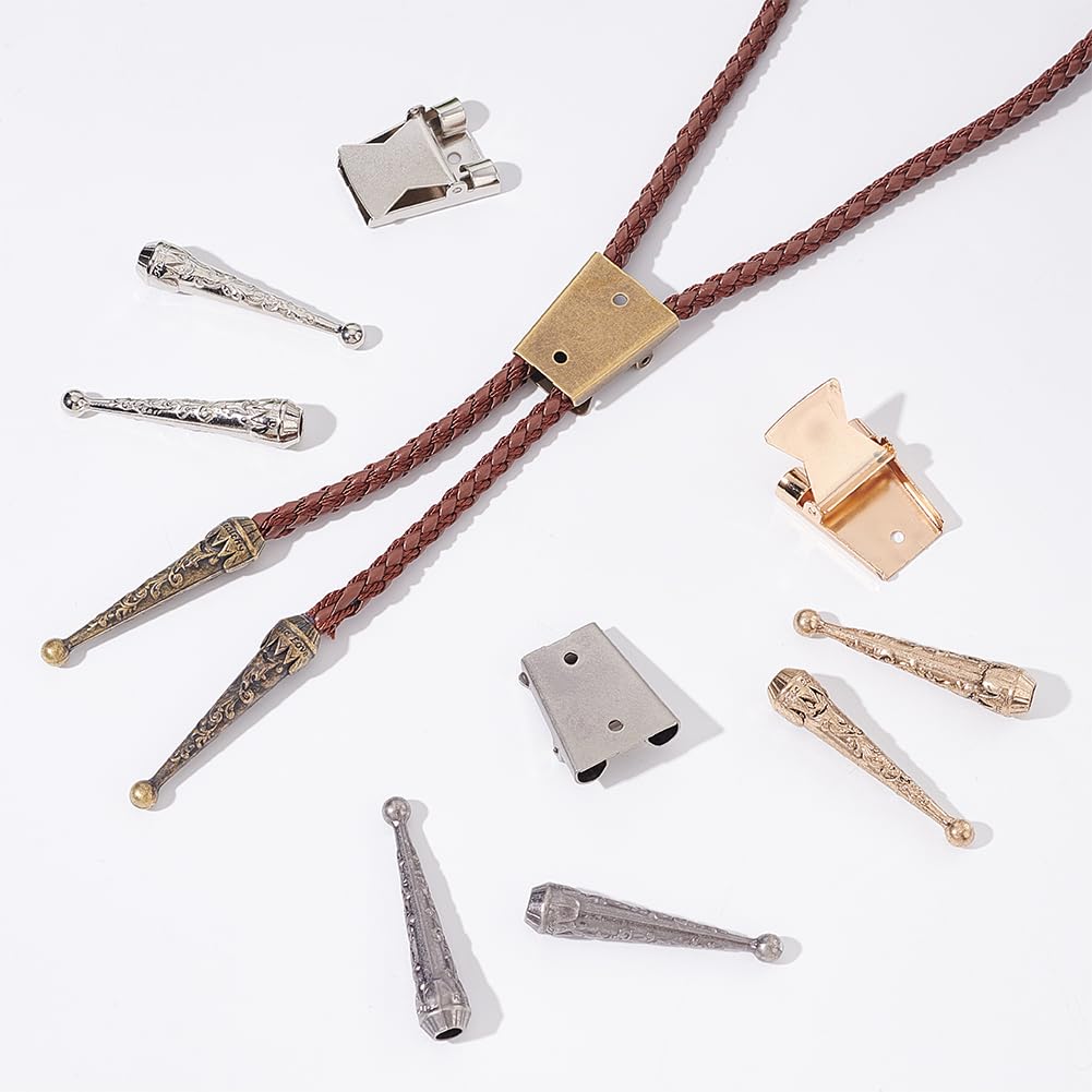 Kit De 20 Embouts Bolo Pour Cravate - Alliage Argenté 5cm (2 Pouces) - Uxcell - Neuf