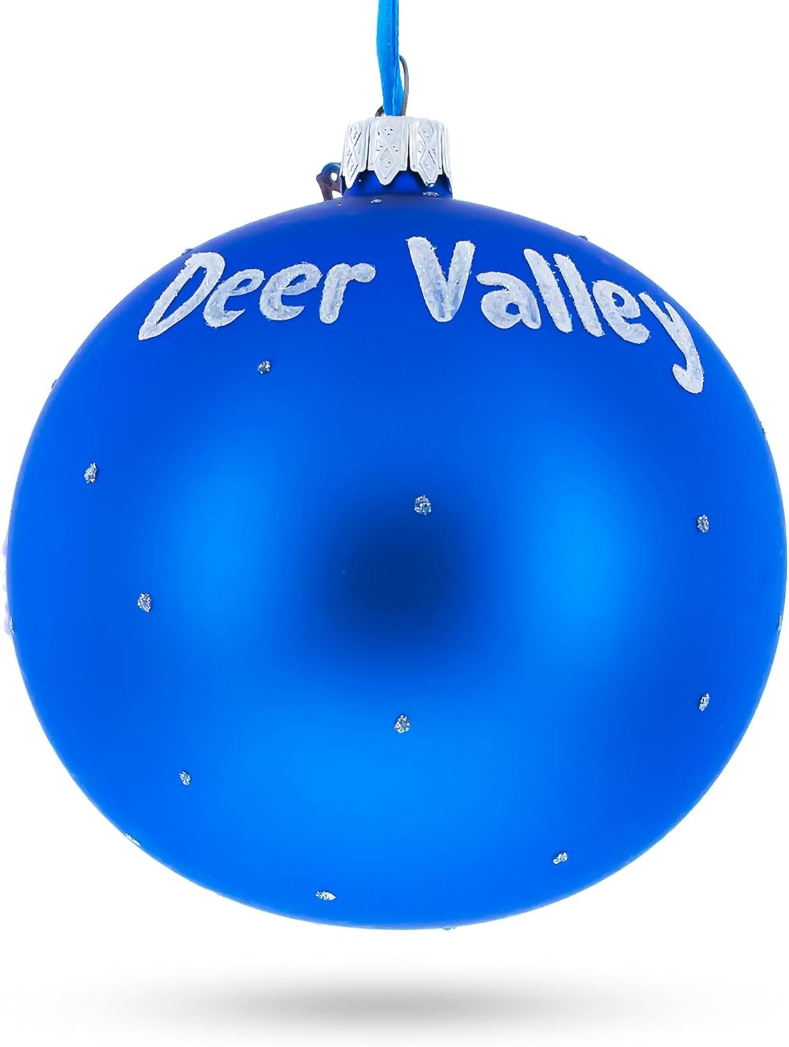 Deer Valley Ski Resort, Park City, Utah, USA Glass Ball Christmas Ornament - Image 3